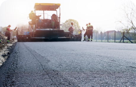 New driveway gravel installation